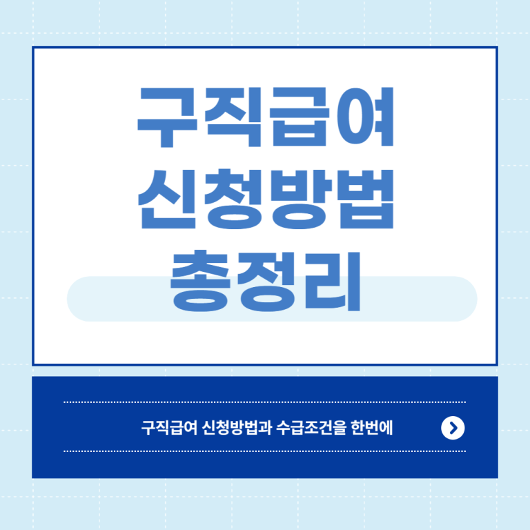 구직급여 수급자격